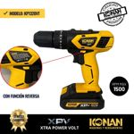 Taladro de Impacto a batería 20v Konan