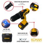 Taladro de Impacto a batería 20v Konan