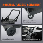 Carro De Soldadura Vevor Carrito Resistente De 3 Niveles C