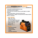 KIT Soldadora Inverter MMA Lusqtoff MEGAIRON140-9