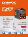 Soldadora Inverter Daewoo Dasmini-100mma 100 Amp Mma Igbt