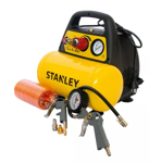 Compresor De Aire Stanley 6 L 1.5 Hp + Kit C6bb304stc071 