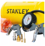 Compresor De Aire Stanley 6 L 1.5 Hp + Kit C6bb304stc071 