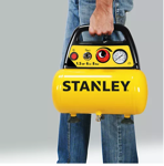 Compresor De Aire Stanley 6 L 1.5 Hp + Kit C6bb304stc071 