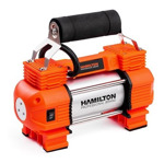 Compresor Portátil Auto 12v Hamilton Profesional C/accs