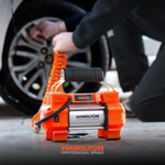 Compresor Portátil Auto 12v Hamilton Profesional C/accs