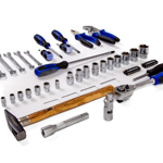 Caja Set Juego de herramientas Logus 56 Piezas Cr-V Premium