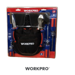 Juego de 7 piezas electricista con cartuchera - WorkPro