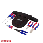 Juego de 7 piezas electricista con cartuchera - WorkPro