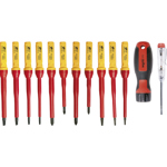 Kit de destornillador de 1000V de 13 piezas para electricista NISUTA - NSKVDE13