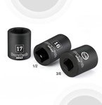 Juego de Bocallaves Tubos Encastre 3/8 y 1/2" 38 Pz Duratech