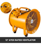 Ventilador Mophorn De 12 Pulgadas Para Entornos Explosivos -