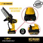 Mini motosierra 5 pulgadas bateria 20v Konan 