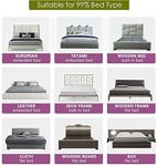 Barandillas de cama altas y extra largas para niños pequeños (71 pulgadas)