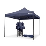 Gazebo 3x3 Autoarmable Waggs Reforzado con Proteccion UV Azul
