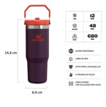 Vaso Botella Termico Stanley Flip Straw Tumbler 887 Ml