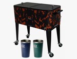 Heladera Conservadora Con Ruedas 80lts + 8 Vasos Termicos