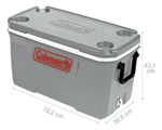 Heladera Conservadora Coleman Chest 70qt 66 Lts Portatil