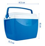 Heladera Conservadora P/Playa Portátil Mor 34L 50 Latas 
