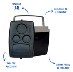 Heladera Conservadora P/Playa Portátil Mor 34L 50 Latas 