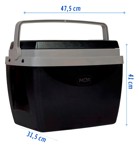 Heladera Conservadora P/Playa Portátil Mor 34L 50 Latas 