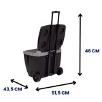 Heladera Conservadora con Ruedas Portátil Mor 42L 56 Latas