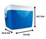 Heladera Conservadora P/Playa Portátil Mor 75L 110 Latas 