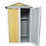 Armario Deposito  Galpon de jardin  1x.58x2 arena  Piso + estante Don Acero calibre 28
