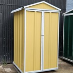 Armario Deposito  Galpon de jardin  1x.58x2 arena  Piso + estante Don Acero calibre 28