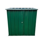 Armario  Deposito  Galpon de jardin casi  2x2x2 Techo 1 agua Verde 