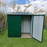 Armario  Deposito  Galpon de jardin casi  2x2x2 Techo 1 agua Verde 
