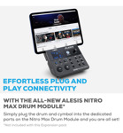 Alesis Nitro Max Pack Solo Tambor + Platillo