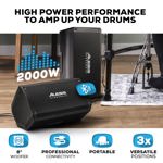 Altavoz amplificador de batería Alesis Strike Amp 8 MK2-2000W con Bluetooth