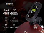 Afinador Tipo Clip Musedo T90RC Display LCD