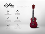 Ukelele Profesional Aria Soprano ACU1 Caoba