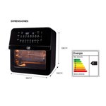 Freidora de Aire Gadnic 16L Plus Función Grill Horno