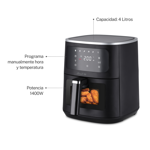 Freidora De Aire Smart-Tek Air Fry 4Lts AF2040