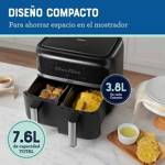 Freidora de aire dual Oster CKSTAF7MCDDF 7.6L Digital