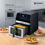 Freidora de Aire Digital suono  CON VENTANA 6,2L 1800w
