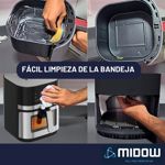 Freidora de aire con pantalla táctil Digital 8L Midow