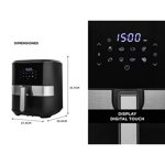 Freidora Eléctrica De Aire Gadnic 8067D 6.5L