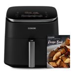 Freidora COSORI TurboBlaze Compact de 6.0 cuartos de galón, gris oscuro