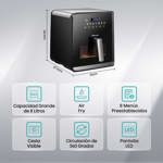 Freidora De Aire Hisense Digital 8 L Negra