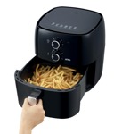 Freidora De Aire Manual Atma 6,5 Lts 1300w Color Negro FR60MABP