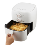 Freidora De Aire Manual Atma 6,5 Lts 1300w Color Blanco FR60MAWP