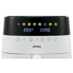 Freidora De Aire Digital 6L Con Visor Blanca Atma FR246AWP