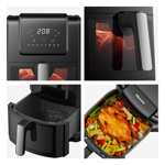 Freidora de Aire Digital Hisense 6.3 L 1300 W H06AFBK1S1