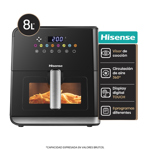 Freidora de Aire Digital Hisense 8L 1700 W H09AFBKS4S
