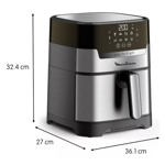 FREIDORA MOULINEX EZ505D10 EASY FRY & GRILL 42L SIN ACEITE