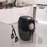 Freidora de Aire Novohome Af25 1000 W 2.5 Litros 200°C Negra